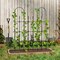 58" x 73" Outdoor Garden Trellis for Climbing Plants and Decorative Fence